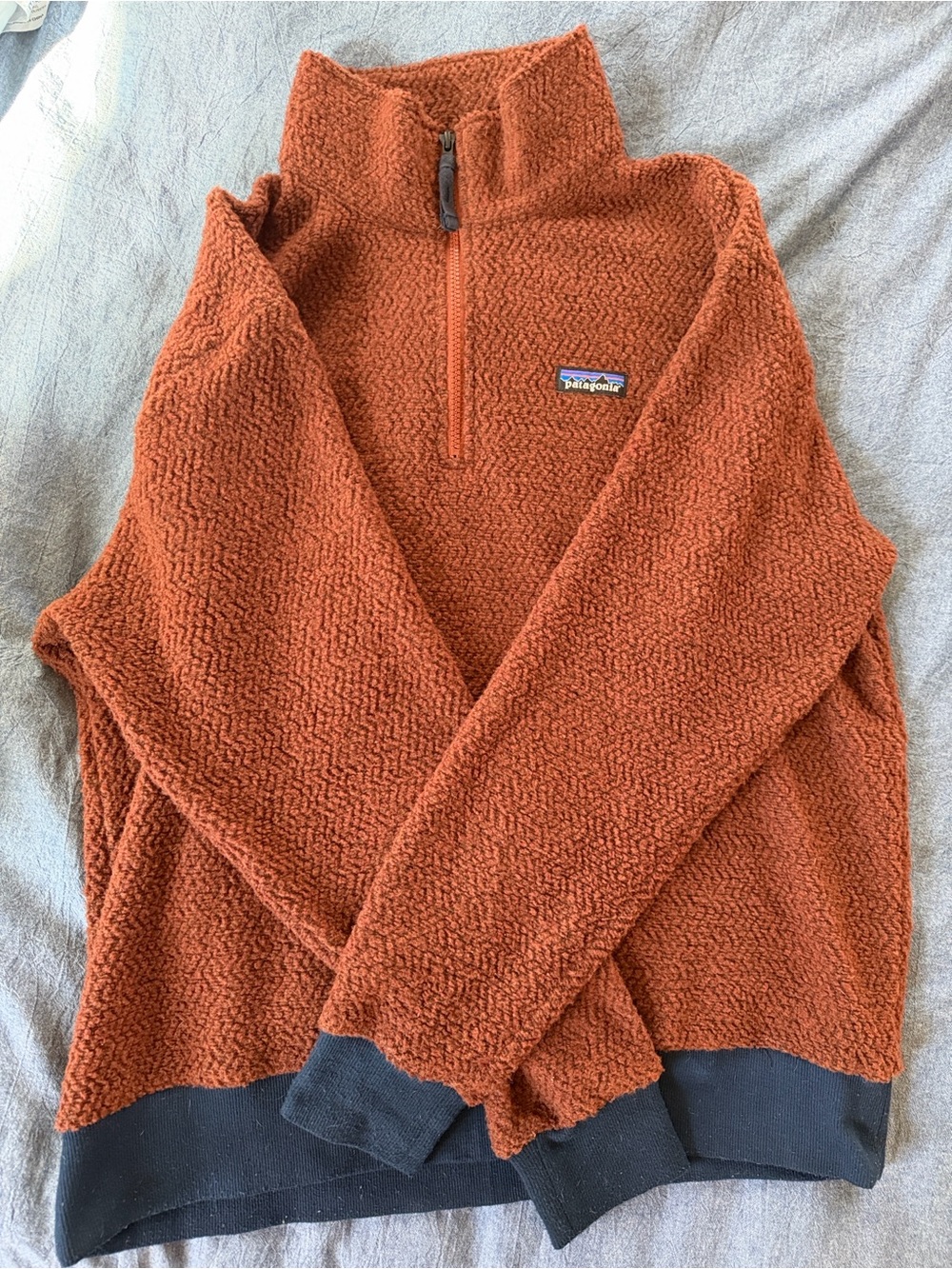 Patagonia Brown Woolyester Fleece Pullover - Picture 5 of 5